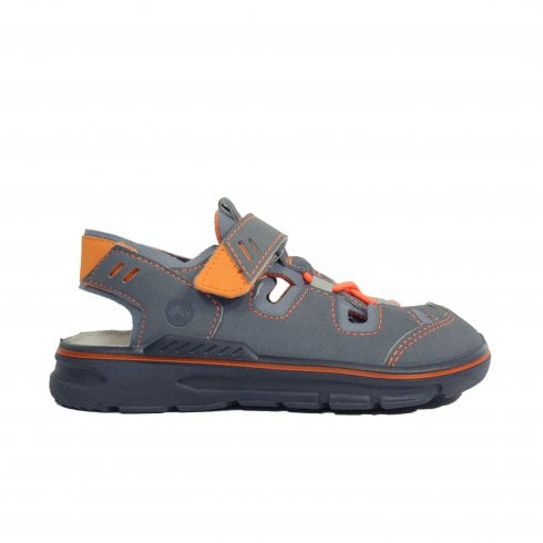 Ricosta Byron | Grey | Water Friendly | Kids Slingback Summer Shoes