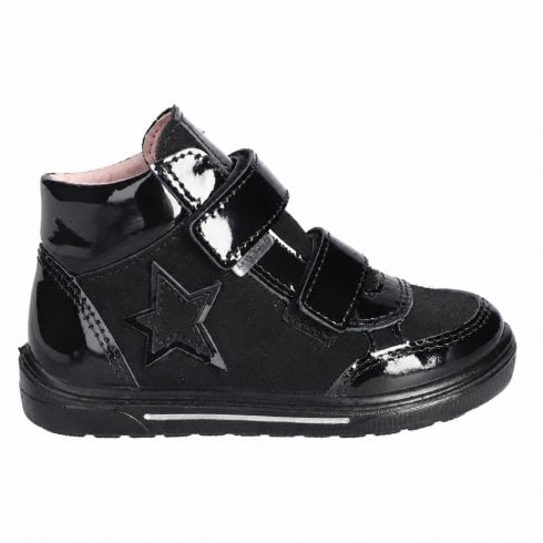 Ricosta Cathy | Black Patent/Suede | Waterproof