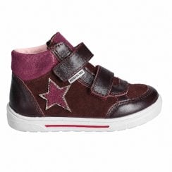 Cathy | Burgundy Leather/Suede | Waterproof