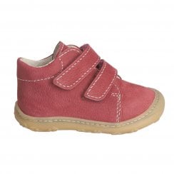 Chrisy | Burgundy Red | Kids Riptape Breathable Pre Walkers