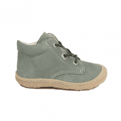 Cory | Salbei Grey Nubuck | Pre-Walker | Kids First Steps Supportive Boots