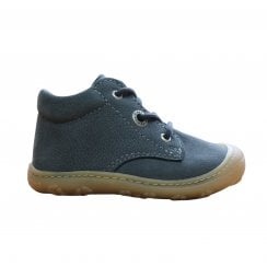 Cory | Space Grey Nubuck | Kids Lace Up Pre Walker Boots