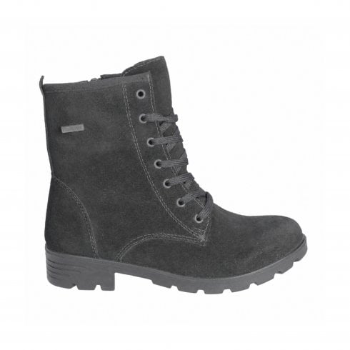 Ricosta Disera | Black Suede | Waterproof
