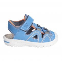 Gary | Blue | Kids Everyday Closed Toe Sandal Shoes