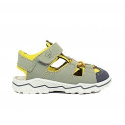 Gery | Green/Yellow | Water Friendly | Childrens Closed Toe Summer Sandals