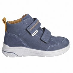 Juno | Blue Nubuck | Childrens Waterproof Out Of School Ankle Boots