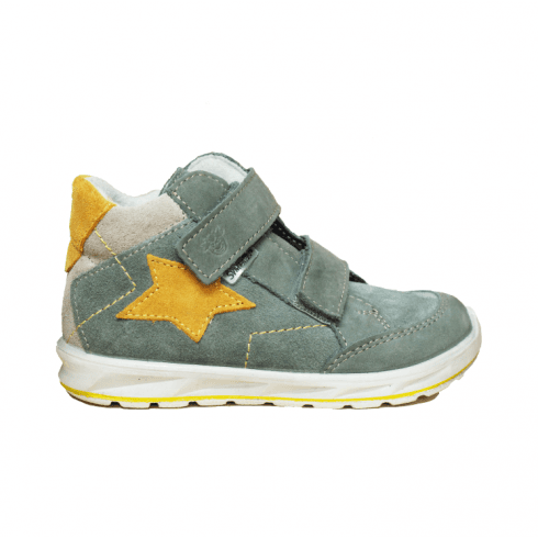Ricosta Kimi | Green/Grey | Waterproof Leather | Boys Casual Sporty Ankle Boots
