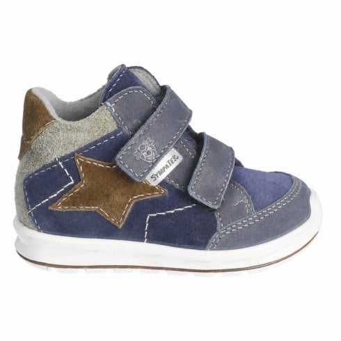 Ricosta Kimi | Nautic Suede | Boys Removable Insole Waterproof Ankle Boots