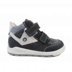 Kimo | Grey Nubuck | Boys Water Resistant Ankle Boots