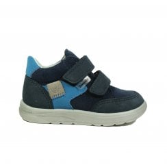 Kito | Nautic Navy | Waterproof | Kids Double Strap Ankle Boots
