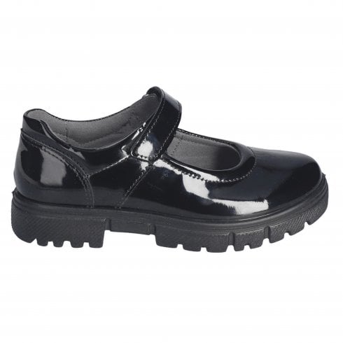Ricosta Kylie | Black Patent | Middle Width
