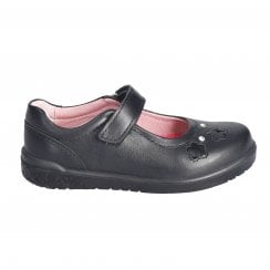 Leya | Black Leather | Middle Width