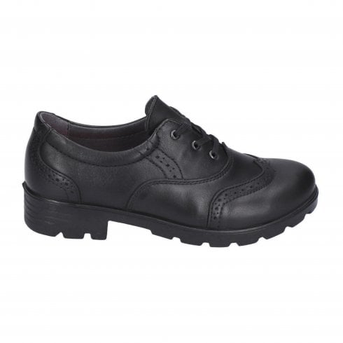 Ricosta Lucy | Black Leather | Middle Width