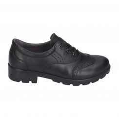 Lucy | Black Leather | Middle Width
