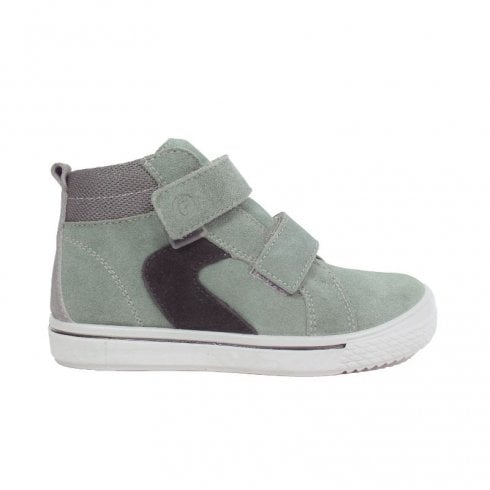 Ricosta Mats | Light Green | Kids Waterproof Autumnal Ankle Boots