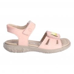 Mima | Pink Nubuck | Childrens Comfortable Everyday Sandals