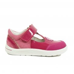 Minky | Pink Patent | Litle Girls Eye-Catching T-Bar Shoes