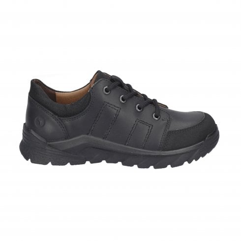 Ricosta Nate | Black Leather | Wide Width