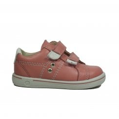 Nippy | Barbie Pink Leather | Girls Iconic Smart Casual Pepino Trainers