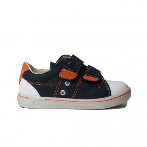 Ricosta Nippy | See Blue & Orange | Kids Adjustable Early Years Shoes