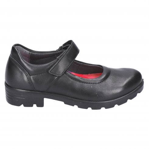 Ricosta Nora | Black Leather | Middle Width