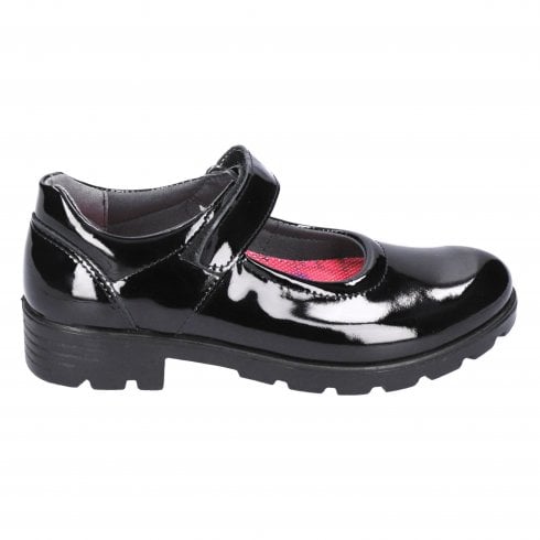 Ricosta Nora | Black Patent | Middle Width