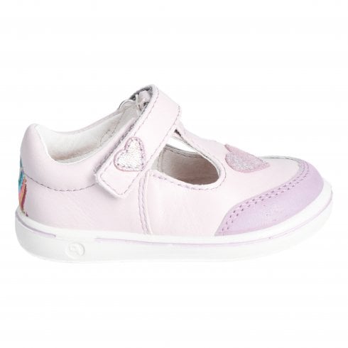 Ricosta Odile | Pale Pink Leather | Little Girls Unicorn Everday Summer Shoes
