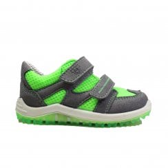 Pepe | Grey | Boys Rip Tape Shoes