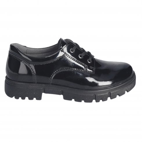 Ricosta Stace | Black Patent | Middle Width
