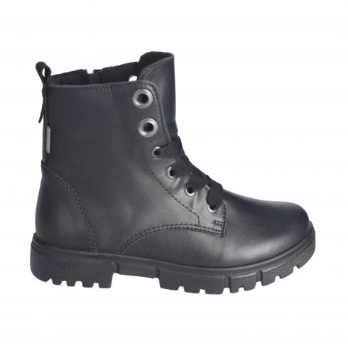 Ricosta Suri | Black Leather | Waterproof